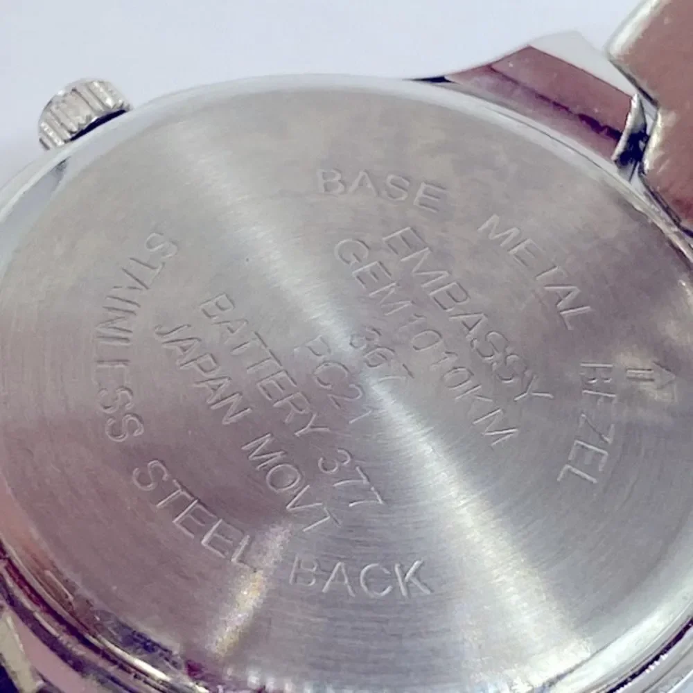 Working! Men’s Embassy Diamond Quartz Watch